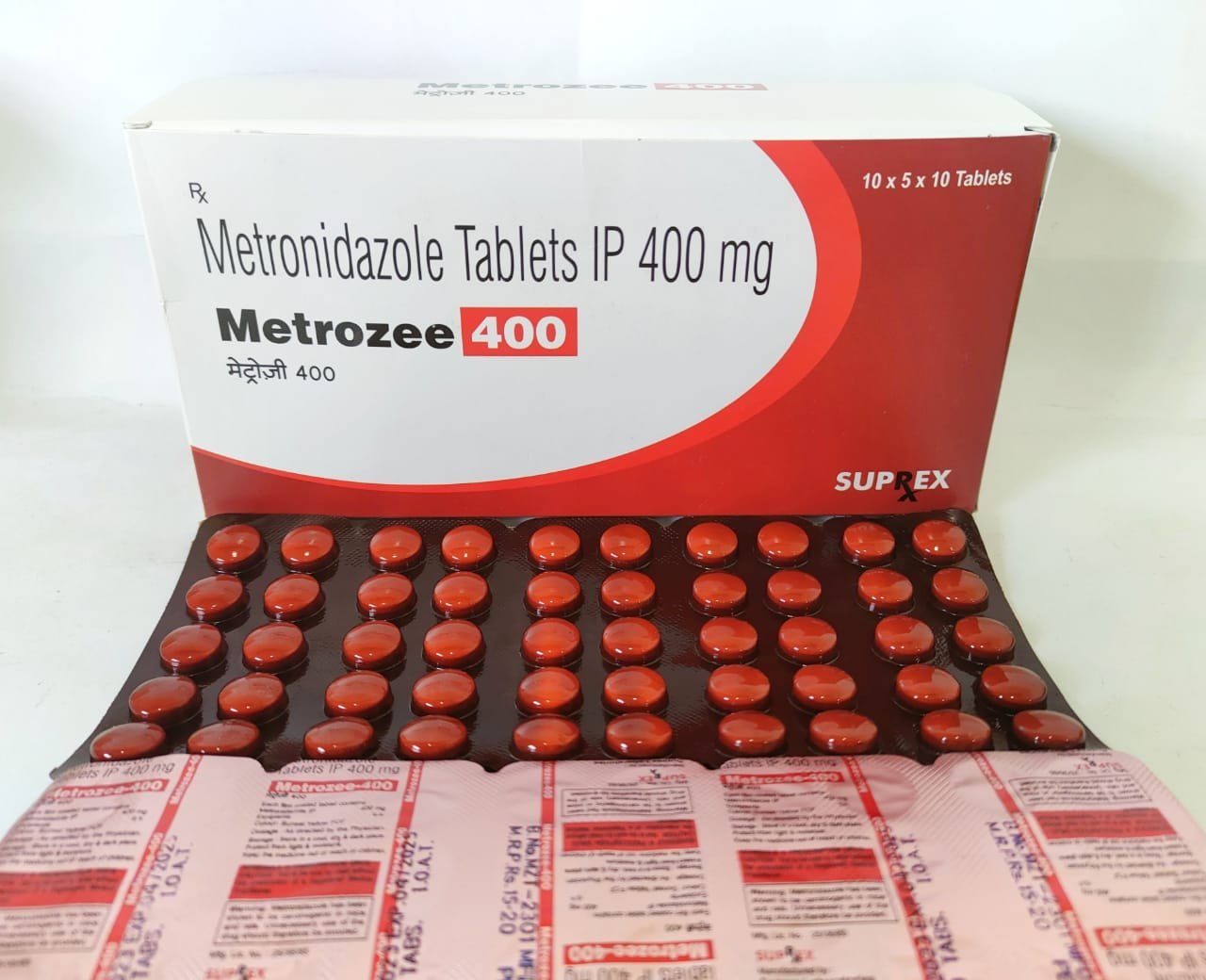Metrozee 400mg Tablet 10s