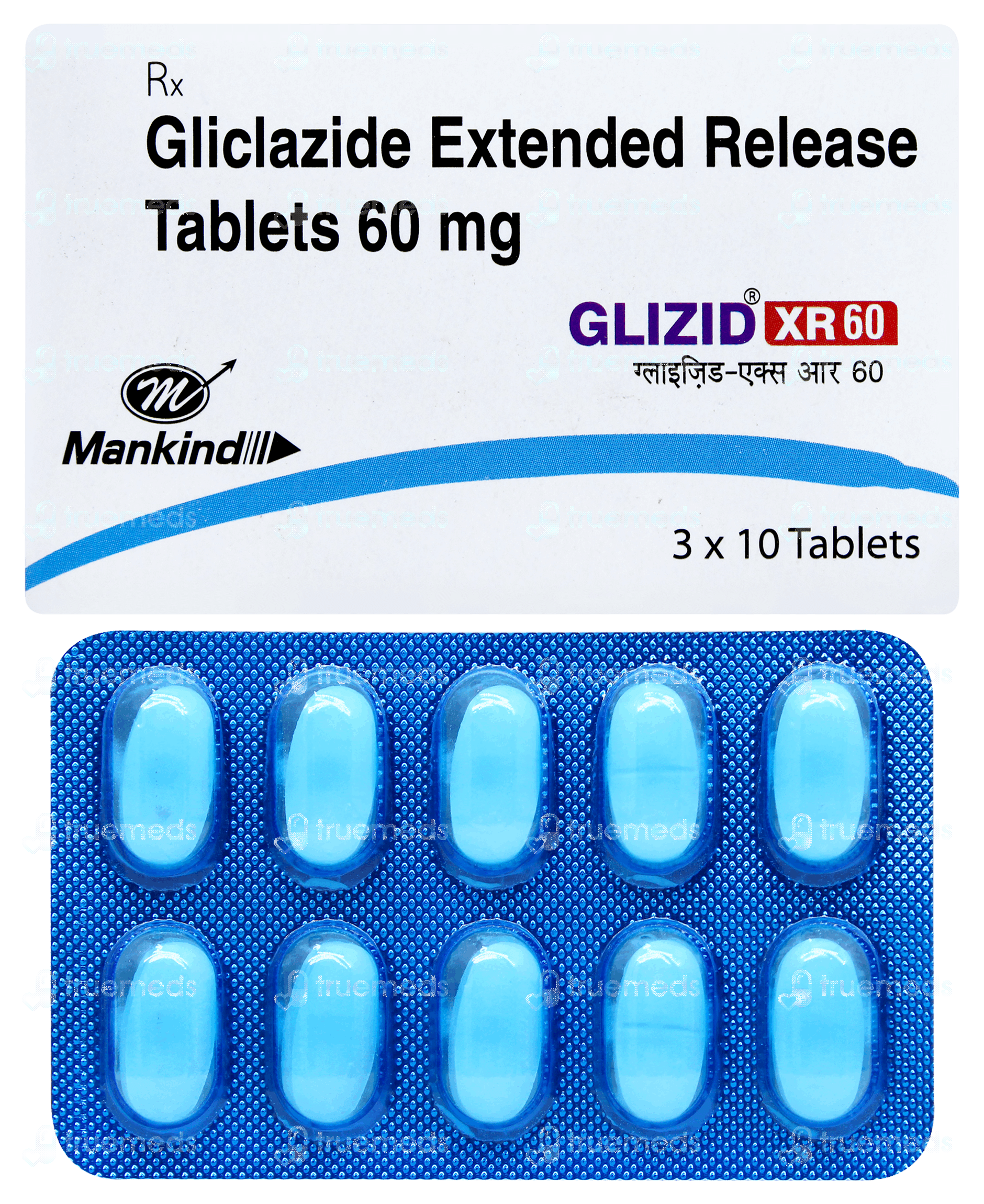 Glizid XR 60mg Tablet 10s