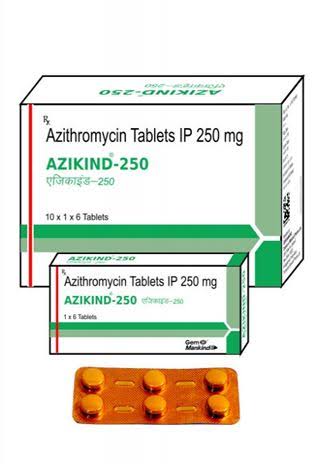 Azikind 250mg Tablet 6s