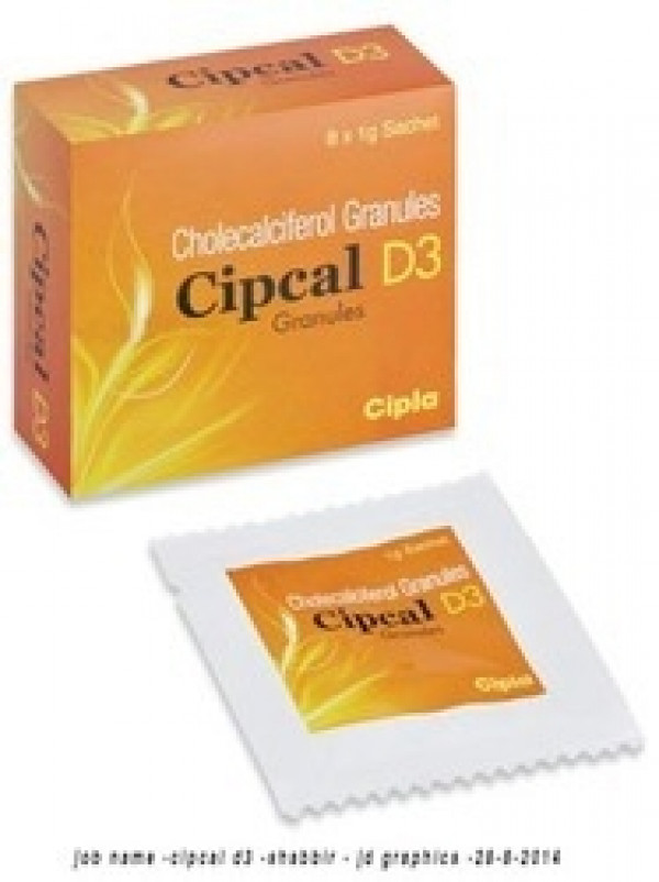 Cipcal D3 60000IU Sachets 1gm