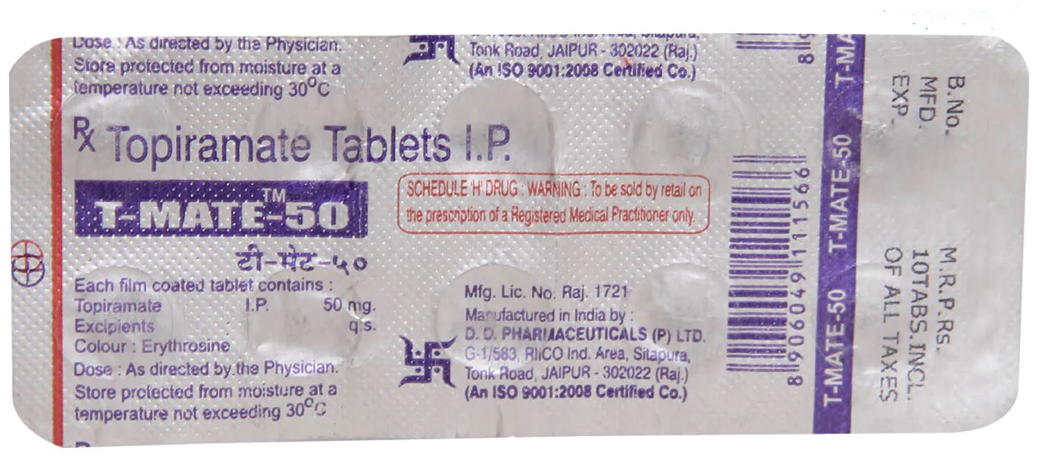 T Mate 50mg Tablet