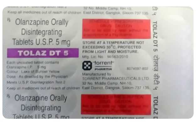 Tolaz  5mg Tablet DT 15s