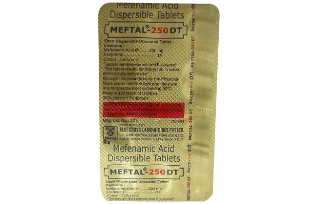Meftal 250mg Tablet DT 10s