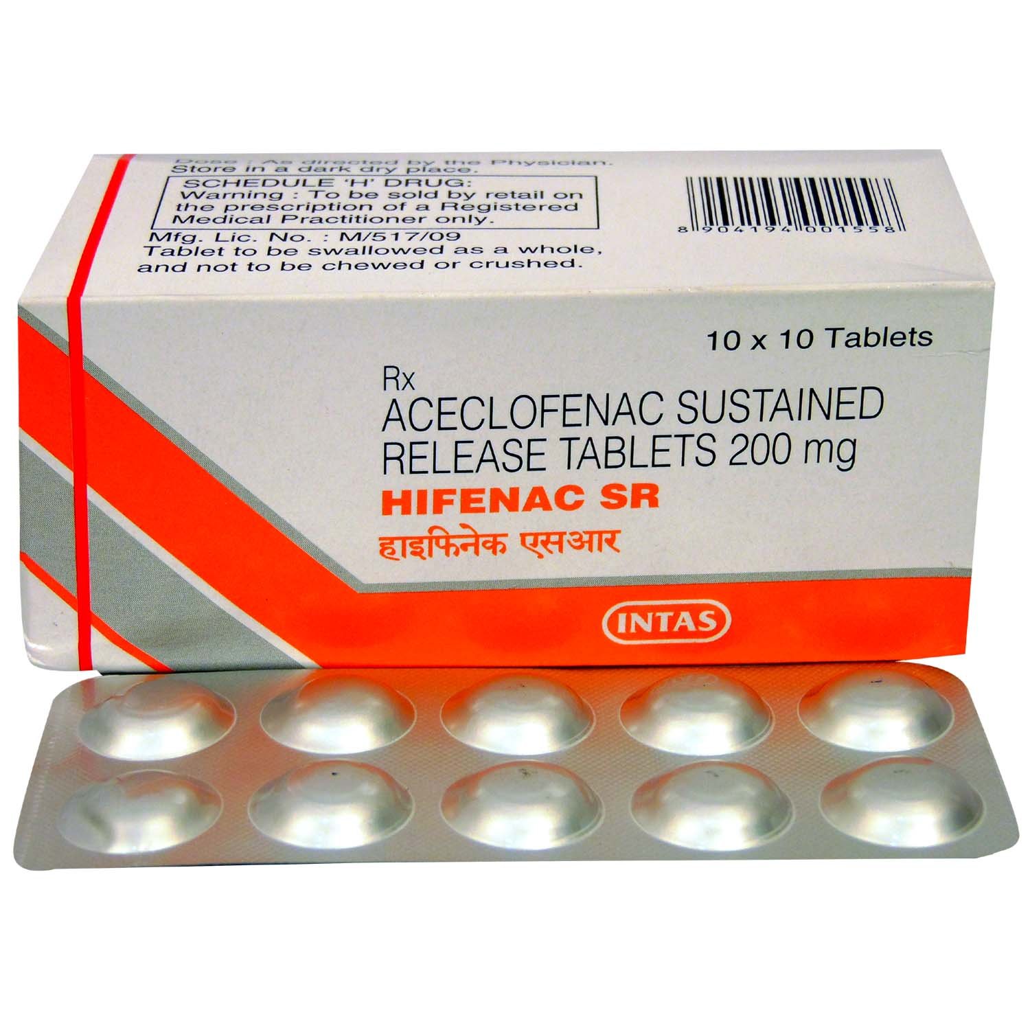 Hifenac 200mg Tablet SR