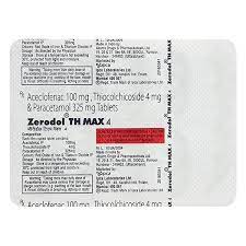 Zerodol TH Max 4mg/100mg/325mg Tablet 10s