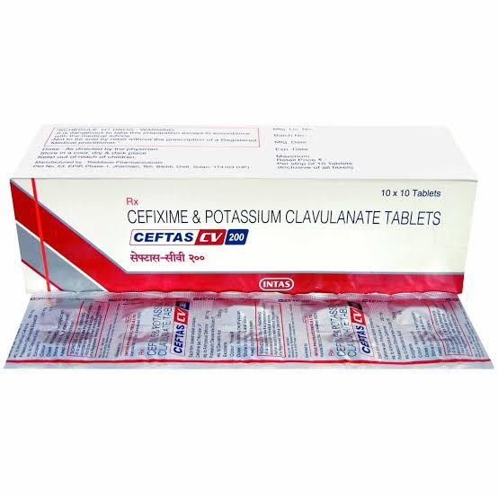 Ceftas CV 200 mg/125 mg Tablet 10s
