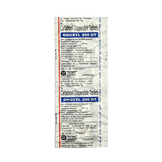Droxyl 250 DT Tablet 10s