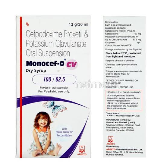 Monocef O CV Dry Syrup 30ml