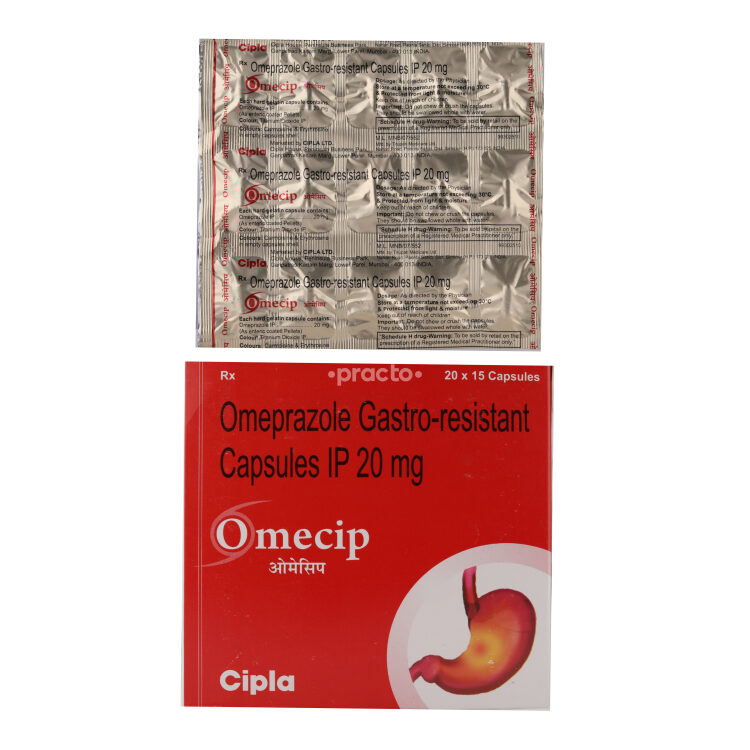 Omecip 20mg Capsule 15s