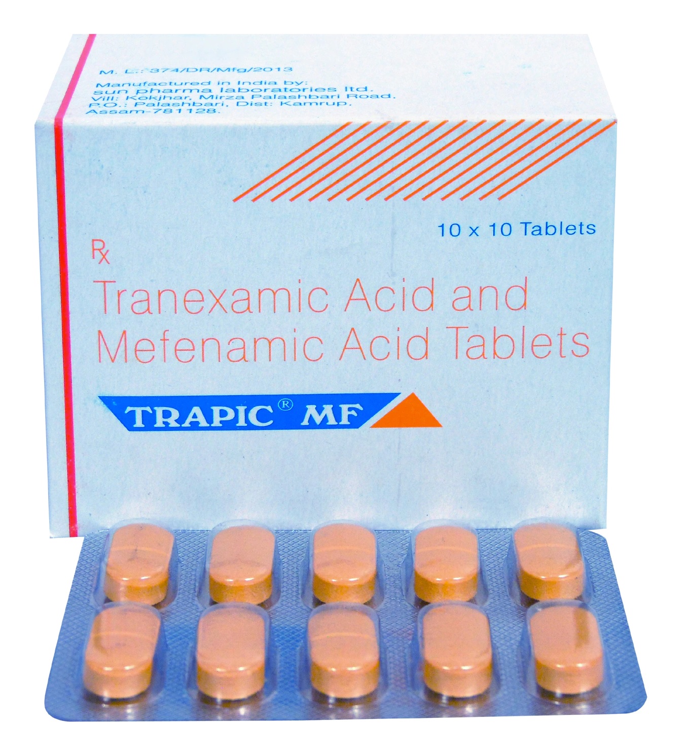 Trapic MF 500mg/250mg Tablet 10s