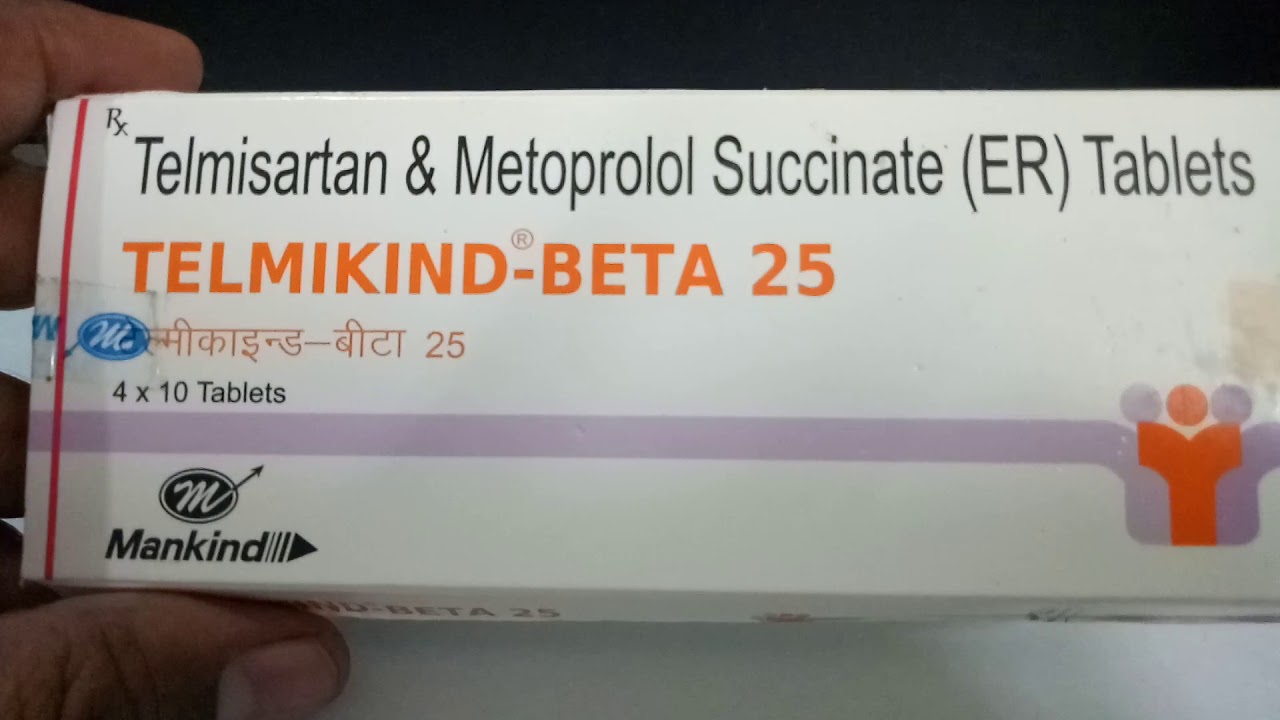 Telmikind Beta 25 Tablet ER