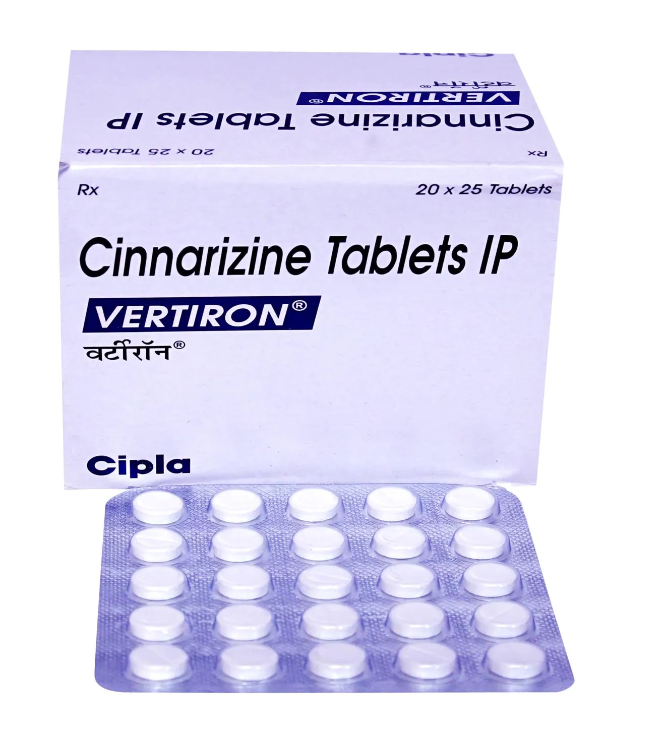 Vertiron 25mg Tablet 25s