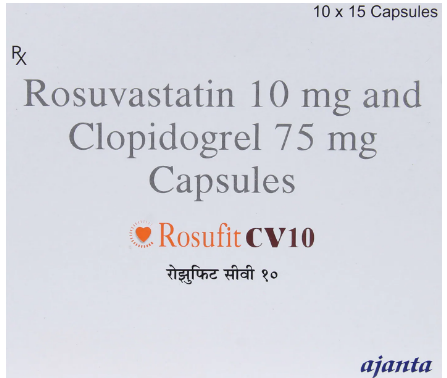 Rosufit CV 10mg/75mg Capsule 15s