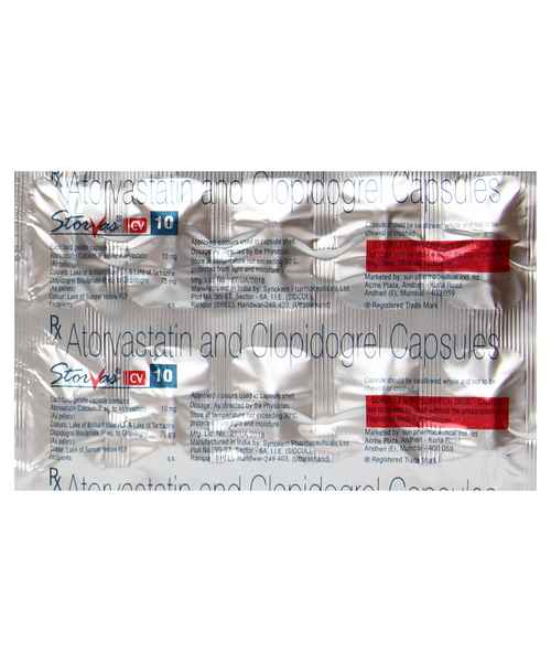 Storvas CV 10mg/75mg Capsule 10s