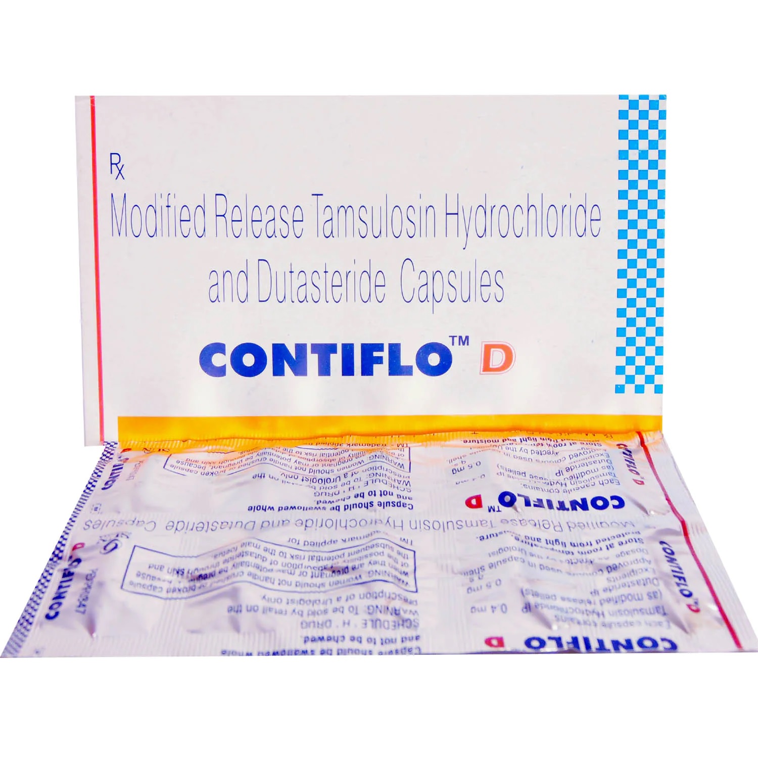 Contiflo D  0.4mg/0.5mg Capsule 10s