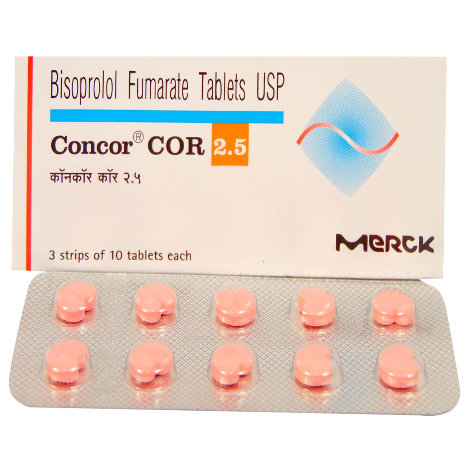 Concor 2.5mg Tablet 10s