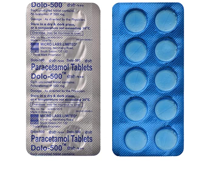 Dolo 500mg Tablet 15s