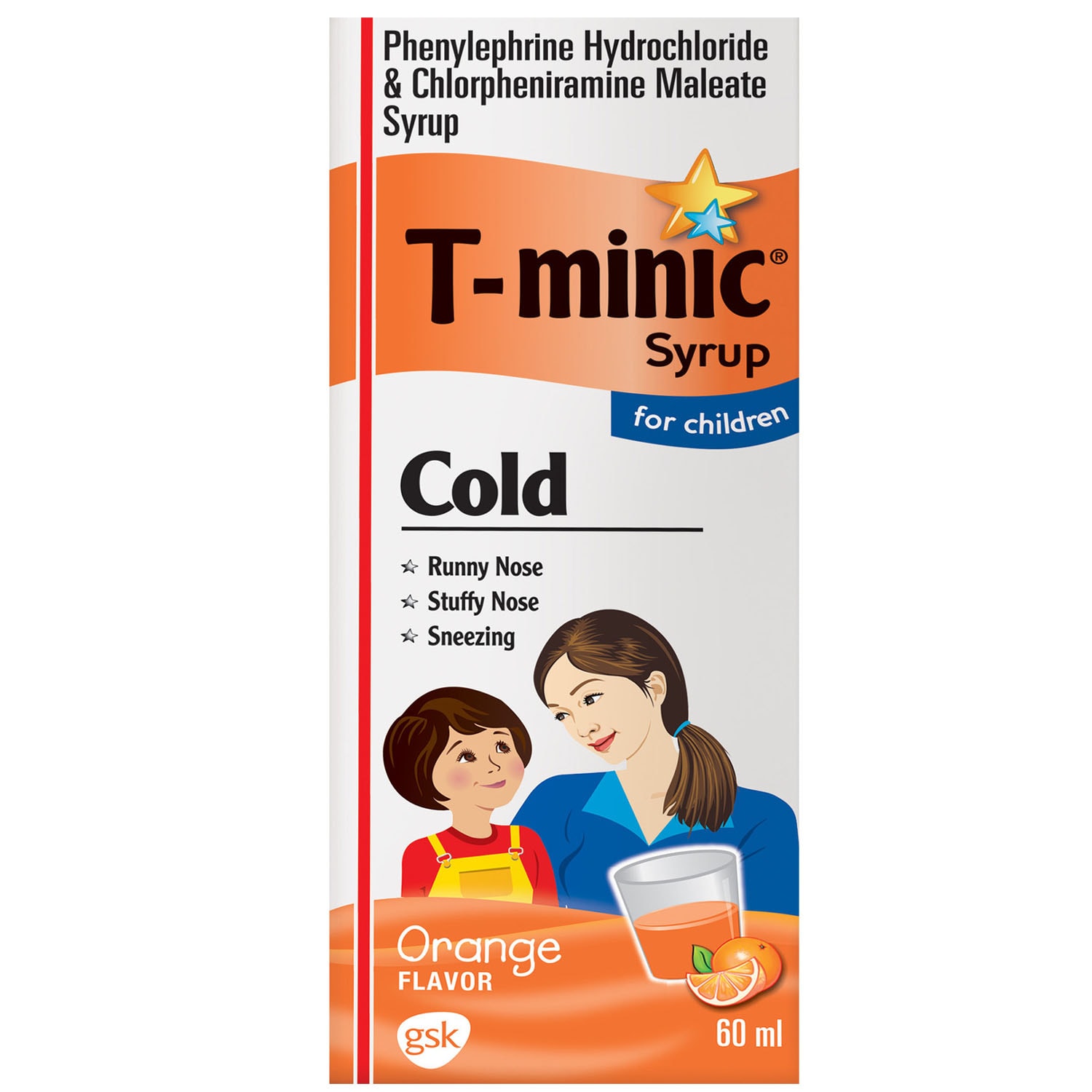 T Minic 2mg/5mg Syrup 60ml