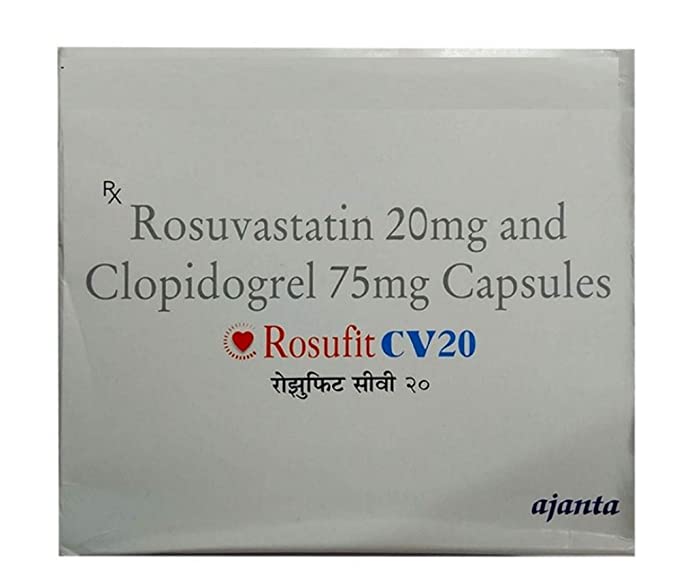 Rosufit CV 20mg/75mg Capsule 15s