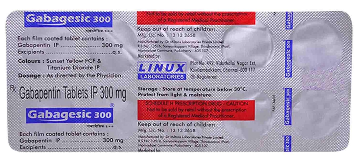 Gabagesic 300mg Tablet 10s