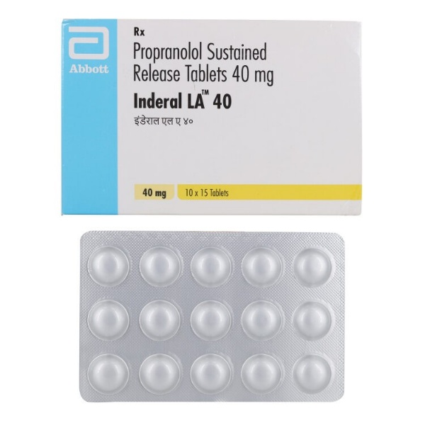 Inderal LA 40 Tablet SR 15s