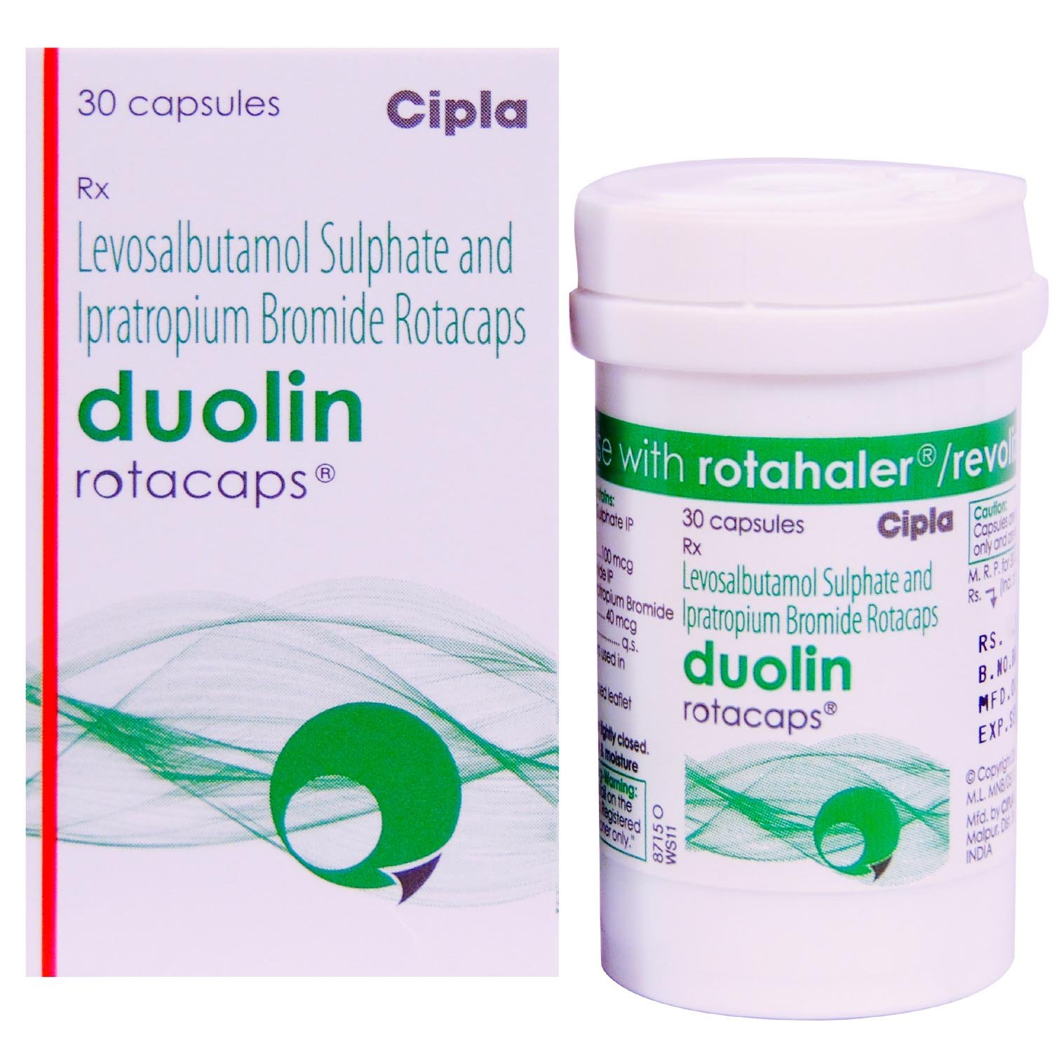 Duolin 100mcg/40mcg Rotacap 30s