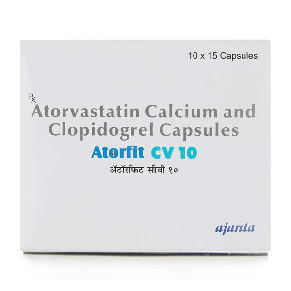 Atorfit CV 10mg/75mg Capsule 15s