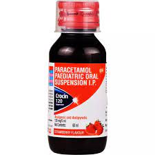 Crocin 120mg Strawberry Suspension 60ml