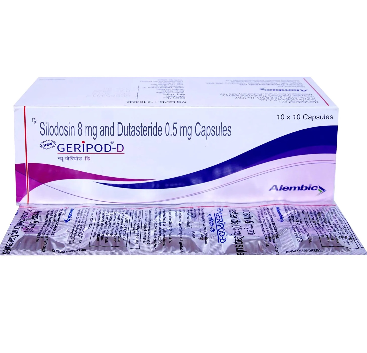 Geripod-D 8mg/0.5mg Capsule 10s