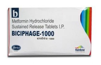 Biciphage 1000mg Tablet SR