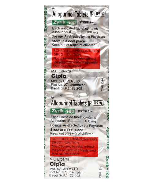 Zyrik 100mg Tablet