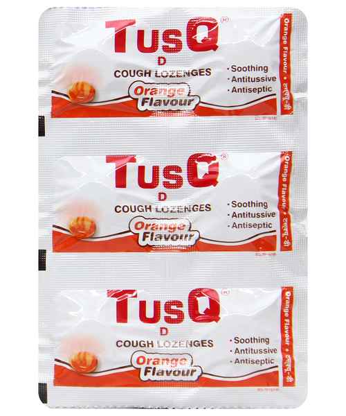 Tusq D 0.6mg/5mg Lozenges Ginger 6s