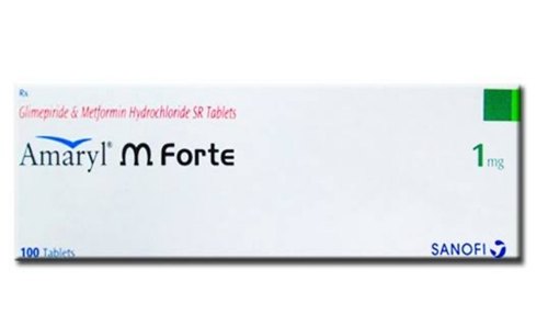 Amaryl M Forte 1mg Tablet PR 15s