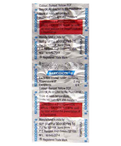 Sizodon 2mg Tablet MD 10s