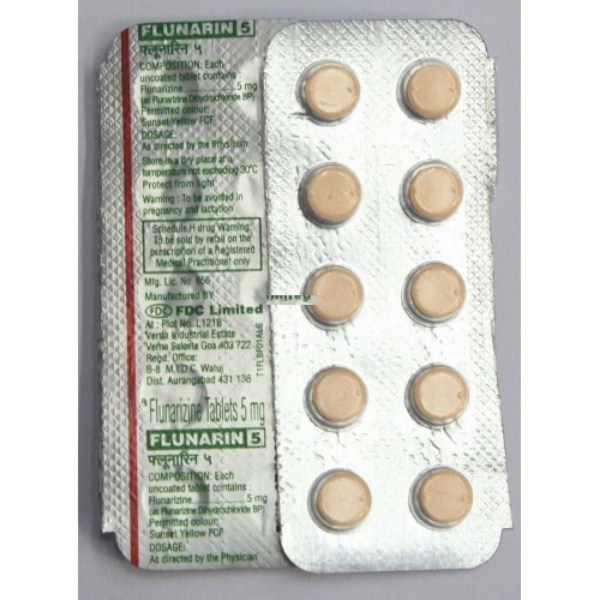 Flunarin 5 Tablet 10s