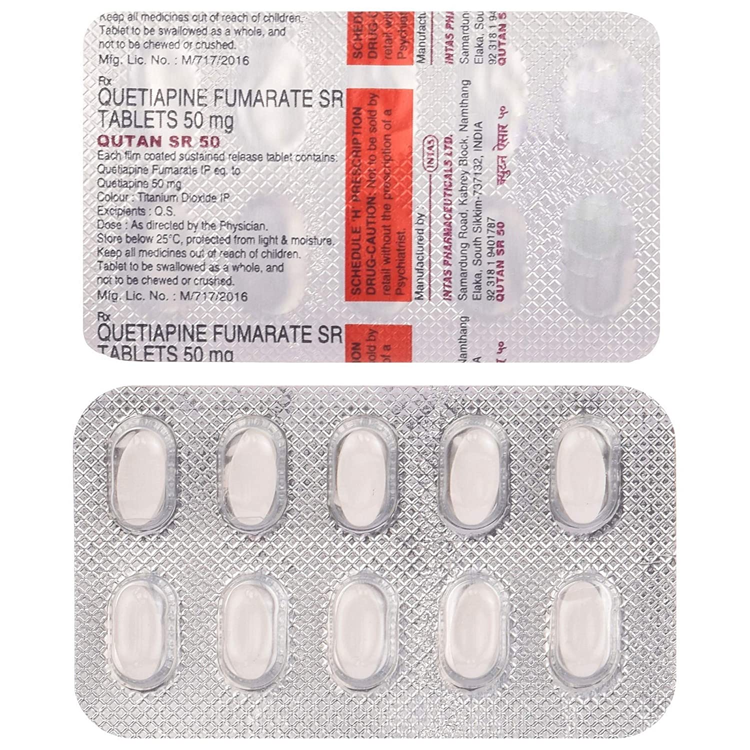 Qutan 50mg Tablet SR 10s