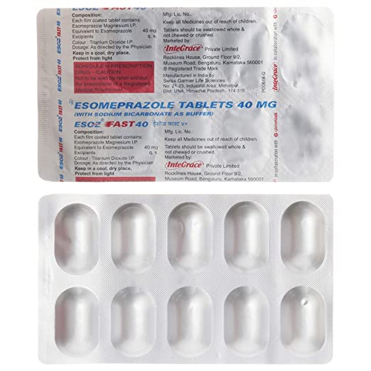 Esoz Fast 40mg Tablet