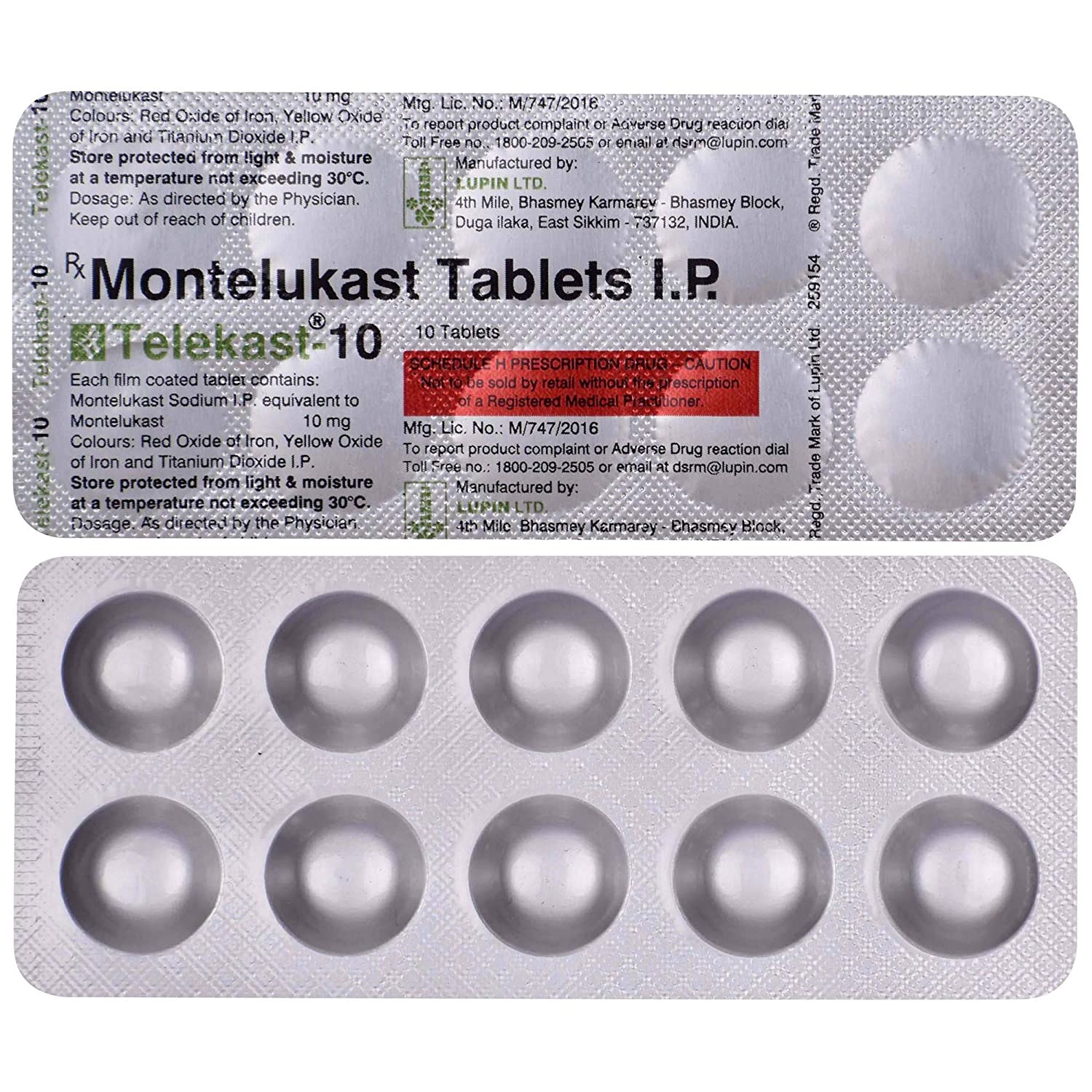 Telekast 10mg Tablet 10s