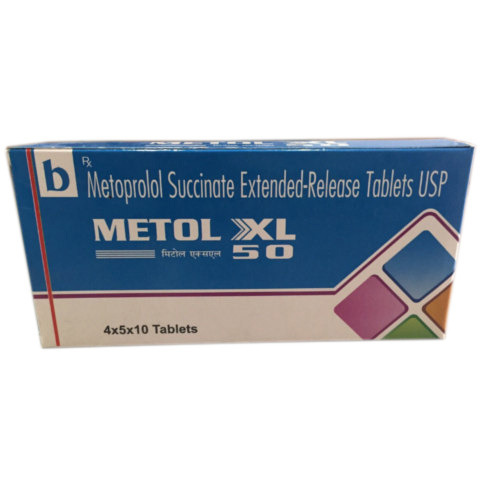 Metol 50mg Tablet XL