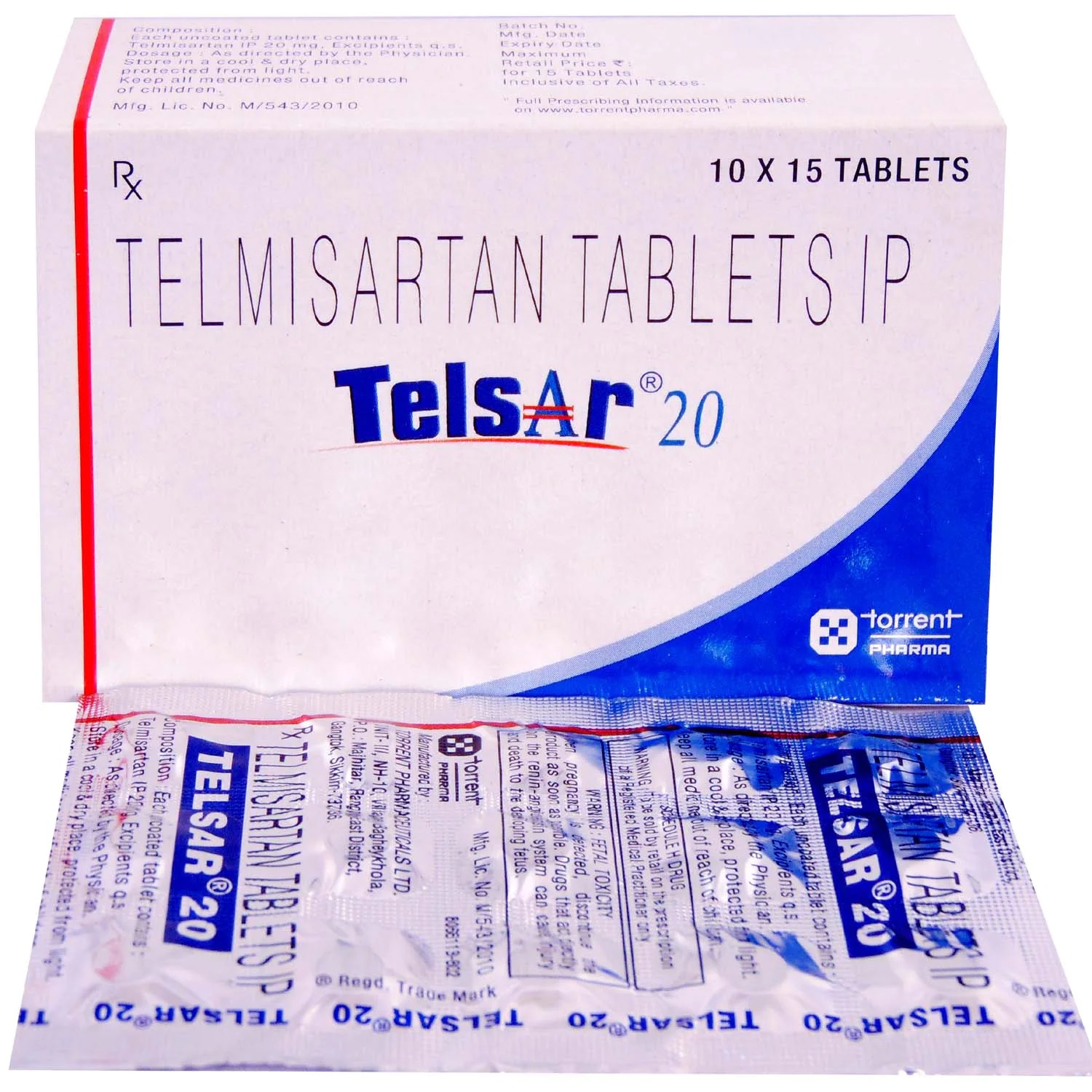 Telsar 20mg Tablet 15s