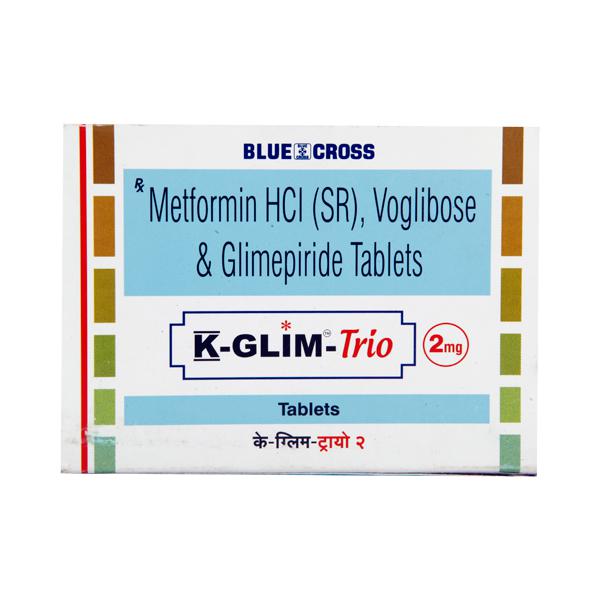 K Glim Trio 2mg/500mg/0.2mg Tablet SR 15s