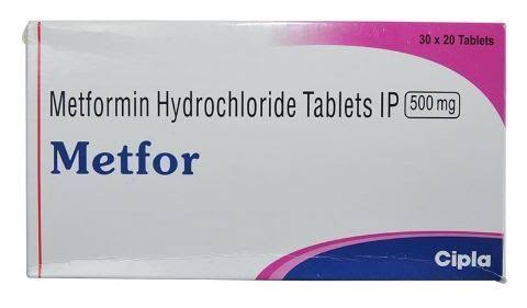 Metfor 500mg Tablet 20s