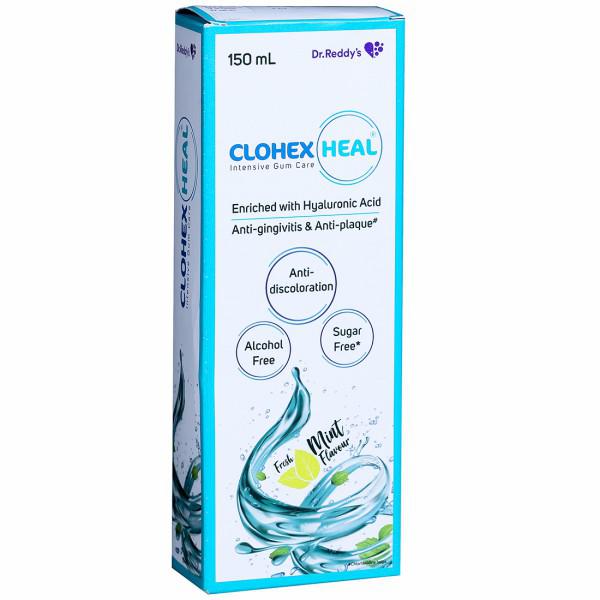 Clohex Heal Mouth Wash Mint Alcohol & Sugar Free 150ml
