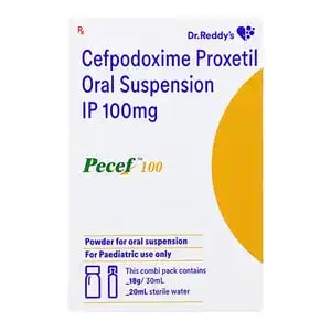 Pecef 100 Powder For Oral Suspension 30ml