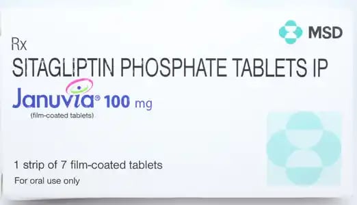 Januvia 100mg Tablet 7s
