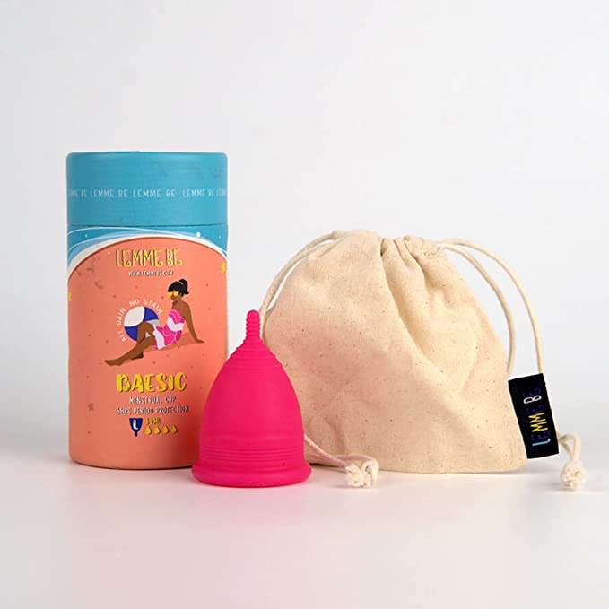 Lemme Be Basic Reusable Menstrual Cup For Women 50ml
