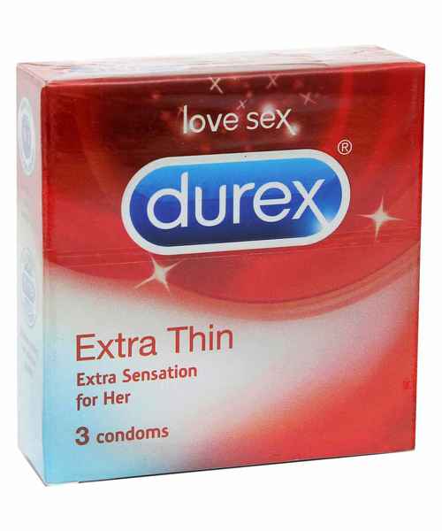DUREX EXTRA THIN CONDOM 3s