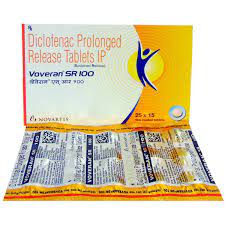 Voveran 100mg Tablet SR 15s