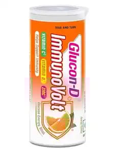Glucon D Immunovolt Orange Flavour Energy Bites 18gm