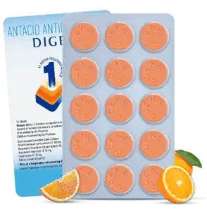 Digene Chewable Tablet Orange 15s